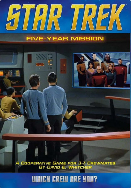 Star Trek Five Year Mission game box art