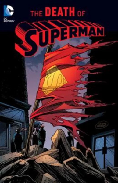 Death of Superman comic cover art