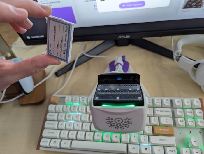 Omara scent opened and scent cartridge shown